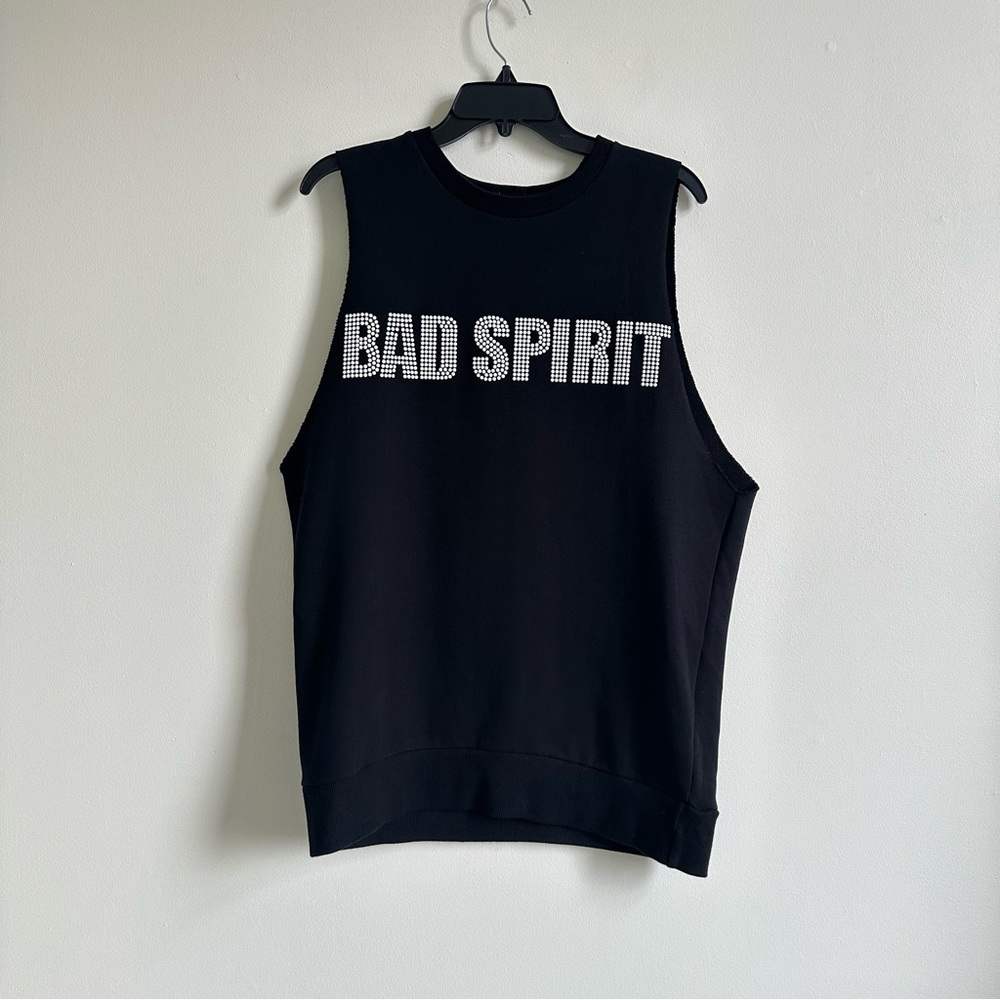 Massimo Sabbadin Black Graphic Muscle sweatshirt made in Italy
